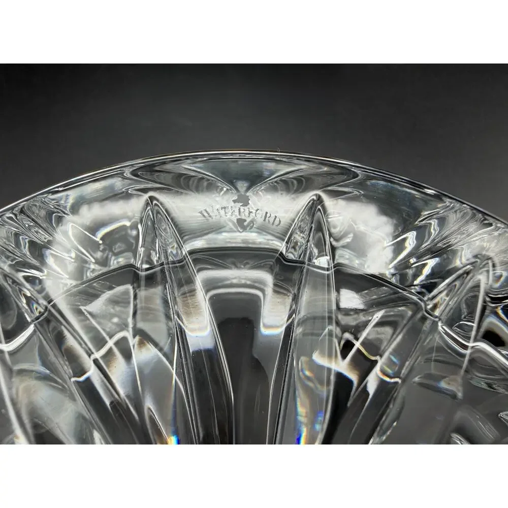 Waterford Crystal Millennium Collection Champagne Wine Bottle Coaster 5” VNTG